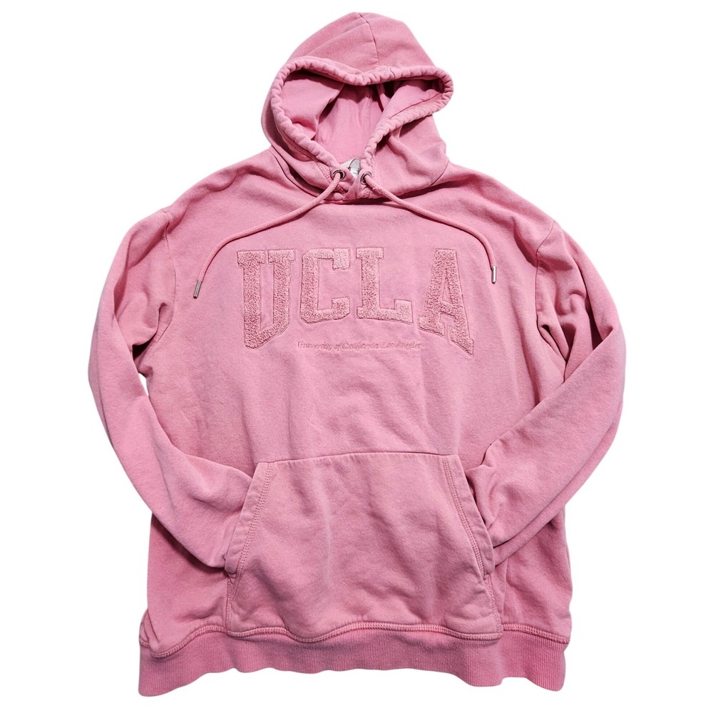 HM UCLA Hoodie Pink Womens Small University of California Los Angeles Sweatshirt
